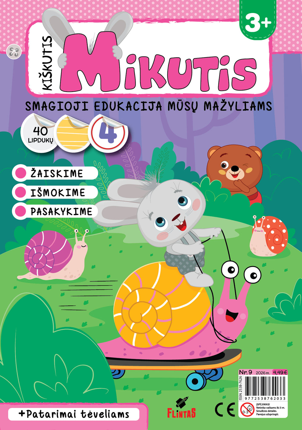 Kiškutis Mikutis magazine cover