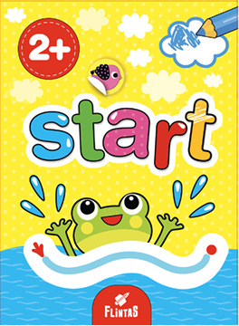 START 2+ book cover with a frog
