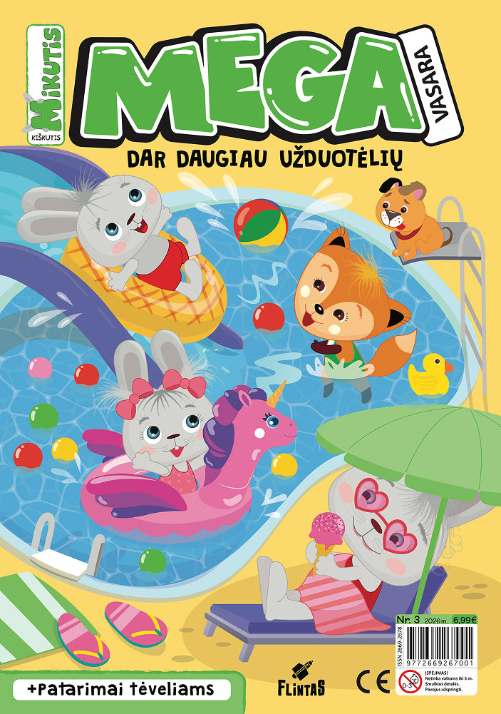 MEGA Kiškutis Mikutis magazine cover