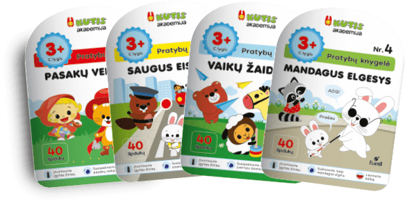 KUTIS akademija C knygelės
